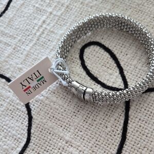 Elegant Italian Silver Bracelet